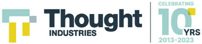 Thought Industries Celebrates 10 Years of External Learning and Surpasses 21 Million Active Learners (PRNewsfoto/Thought Industries)